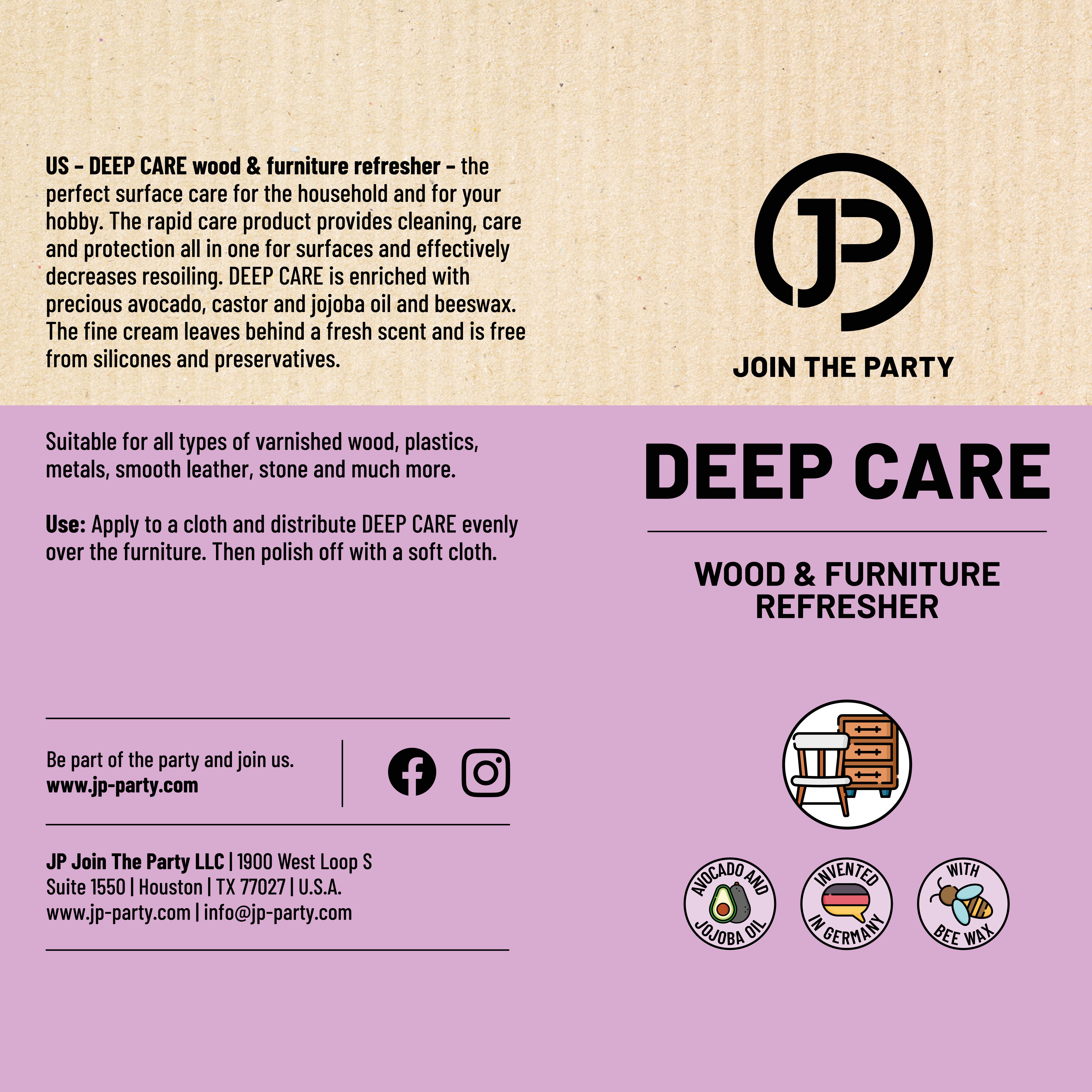 DEEP CARE – wood & furniture refresher